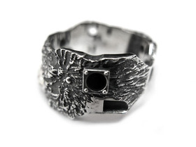 Кольцо из серебра "Matrix"  AZR-038