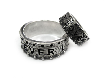 Кольцо из серебра FLR-005  Forever Love